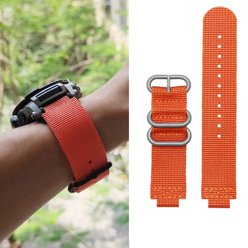 Bracelet De Montre Casio GBD-800-4 En Résine Orange – Neuf Avec étiquettes – Style Sportif