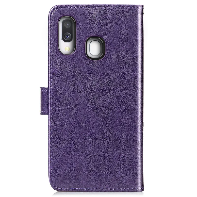 Кожаный чехол книжка с подставкой и отделением для карт Samsung A10 A20 A30 A40 A50 A70 A80 A90 A10S