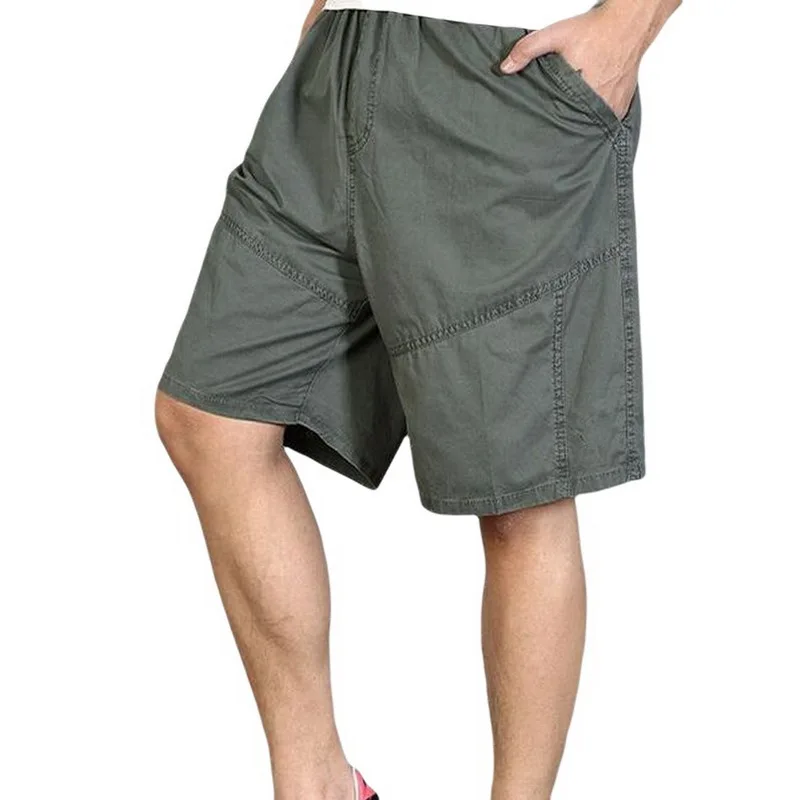 Male Cargo Shorts Plus Size 4XL 5XL 6XL 
