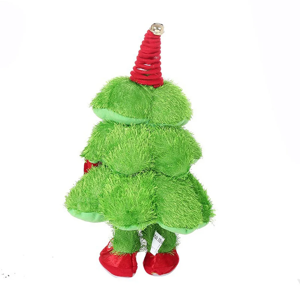 Рождественский плюшевый анимированный игрушечный животный светильник пение Танцующая фигура пение танец плюшевый анимированный плюшевый игрушечный животный