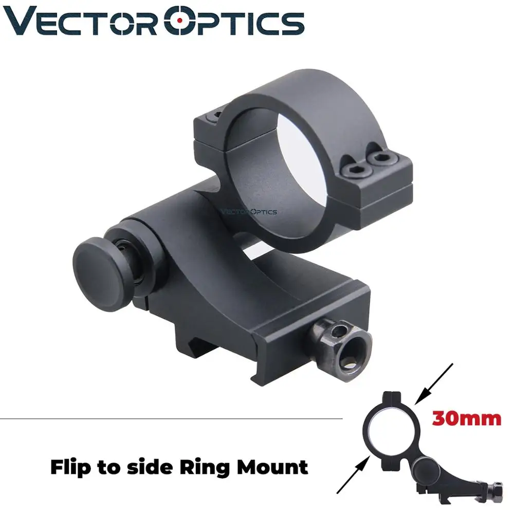 Оптика вектора 30 мм откидной в сторону QD Крепление для лупы Пикатинни Вивер