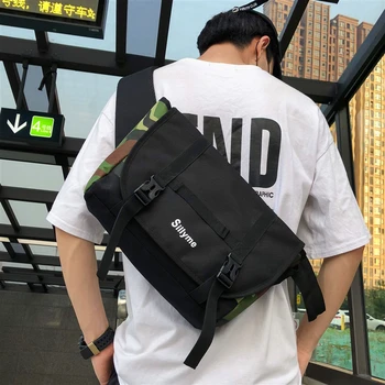 

Messenger Bag hot's Tide Brand Japanese Joker Student Tooling Function Wind Bag Shoulder Bag hot's Retro Postman Bag Women