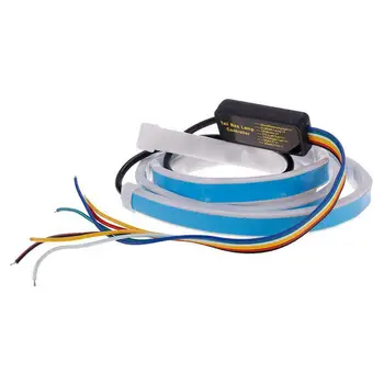 

1.2M Car Rear Trunk LED Strip Tail Light Dynamic Streamer RGB White Red Yellow