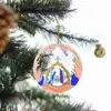 Christ Nativity Of Jesus Ornament Hanging Crafts Wooden Hollow Nativity Scene Memorial Pendant Christmas Tree Decoration Xmas - Image 4