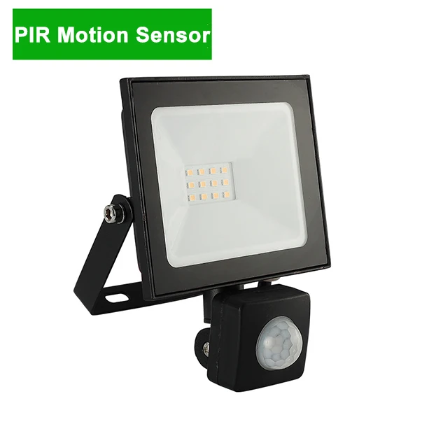 PIR Motion Sensor 220V 110V движения PIR Сенсор Светодиодный прожектор светильник напольный светильник ing 10 Вт 30 Вт 50 Вт Водонепроницаемый Светодиодный точечный светильник для сада Наводнение светильник ZFG0006 - Испускаемый цвет: PIR Motion Sensor
