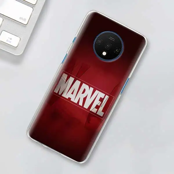H10 Marvel Дэдпул Железный человек Мстители телефонные чехлы для Oneplus 7 7T Pro 7 Pro 5G 6 6T жесткий чехол - Цвет: H10