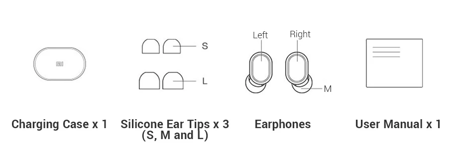 Xiao mi Red mi AirDots, беспроводные наушники с Bluetooth 5,0, наушники для зарядки mi Ture, беспроводные наушники-вкладыши, стерео наушники с басами, управление AI