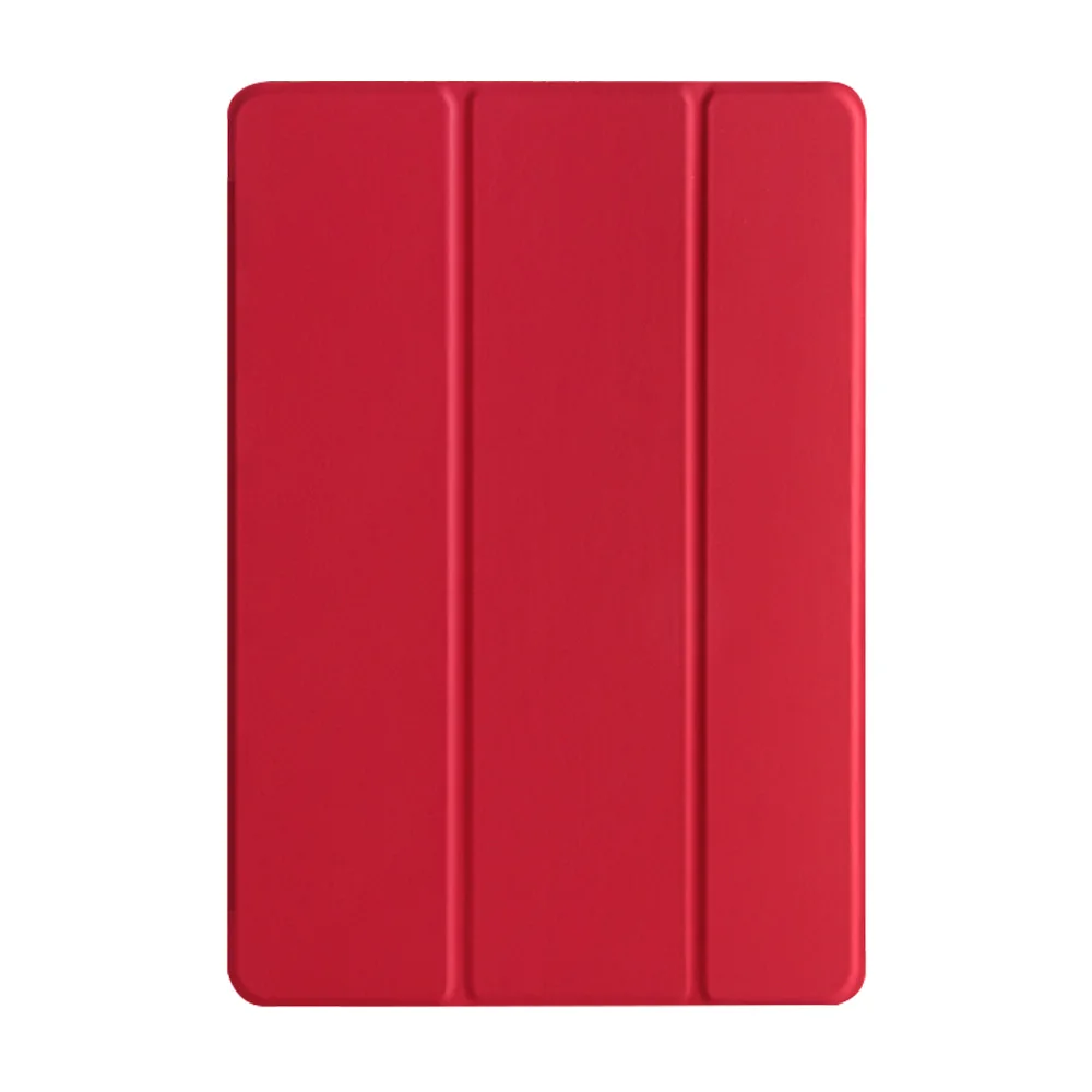 Для нового ipad 10,2 чехол кожаный смарт-чехол для ipad 7-го поколения чехол складной чехол-книжка для ipad 10,2 A2197 Funda - Цвет: Красный