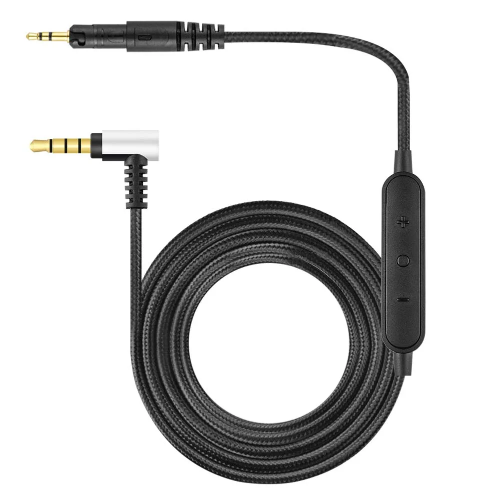 OFC Плетеный сменный кабель удлинитель для Audio-Technica ATH-M70x ATH-M60x ATH-M50x ATH-M40x наушники |