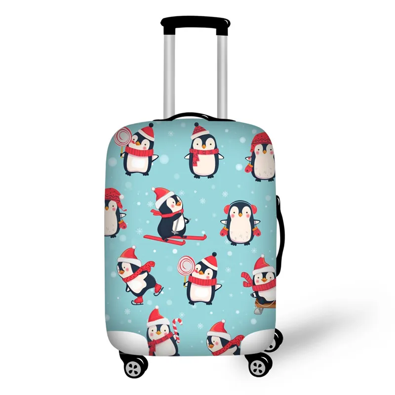 THIKIN животное Пингвин стрейч 18-30 дюймов Дорожный чемодан Крышка модный багаж защитный чехол на заказ пылезащитный чехол для чемодана - Цвет: Z3343