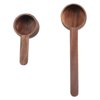 

Wooden Measuring Spoon Set Kitchen Measuring Spoons Tea Coffee Sugar Spice Measure Spoon Measuring Tool for Cooking 2Pc