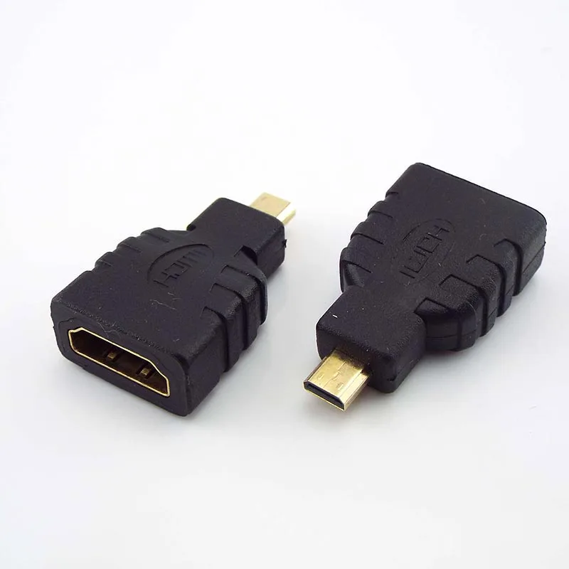 1/2/5 шт. MicroMale-Female HDMI-совместимый адаптер Type D-A HD-коннектор преобразователя для Xbox 360