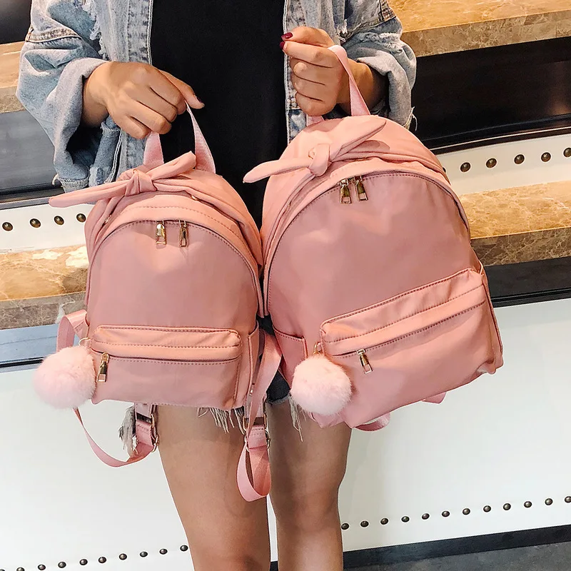 

Cross Border Bag Fashion Backpack Women New Nylon Large Capacity Student Schoolbag Leisure Travel Bag Backpack Cartable