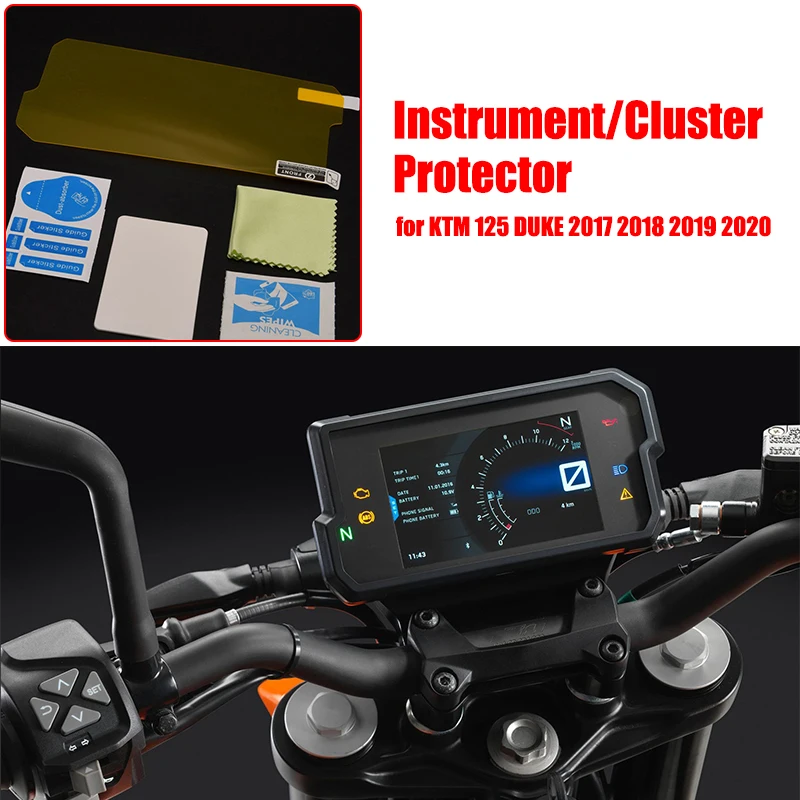 For Ktm Duke 125 17 18 19 Moto Instrument Cluster Scratch Cluster Protection Film Speedometer Screen Protector Covers Ornamental Mouldings Aliexpress