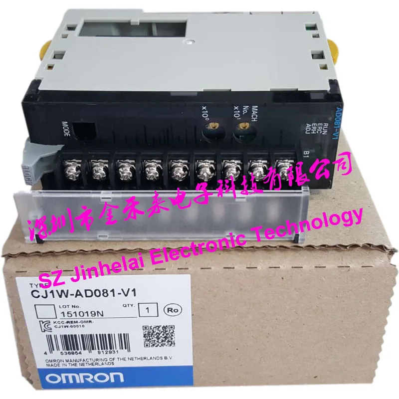 100% New and Original CJ1W-AD081-V1 OMRON PLC Pattern Input Digitizer A/D  Unit Control