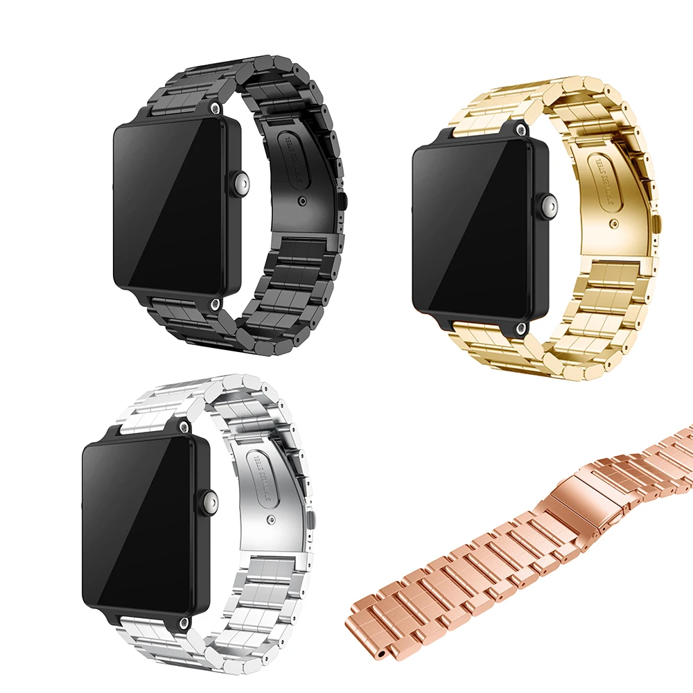 Ремешки из нержавеющей стали для Garmin VIVOactive ацетат ремешок замена Смарт часы ремешок металлический Миланский Петля Браслет ремешок