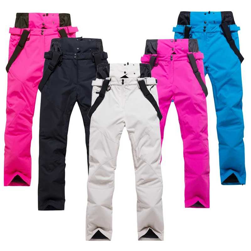 2019лыжные брюки мужские и женские уличные высококачественные ветрозащитные водонепроницаемые теплые парные зимние брюки зимние лыжные штаны для сноуборда брендовые