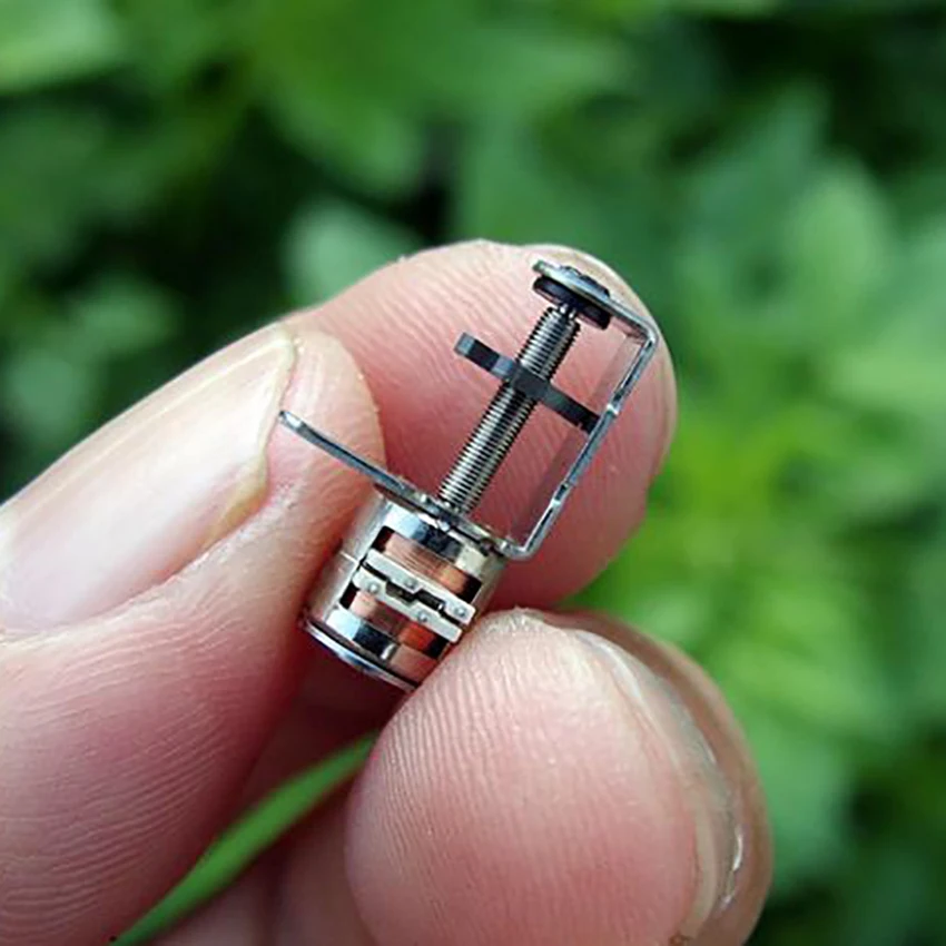 Two phase Four wire 6MM Stepper Motor with Slider 9 MM Screw Rod ...