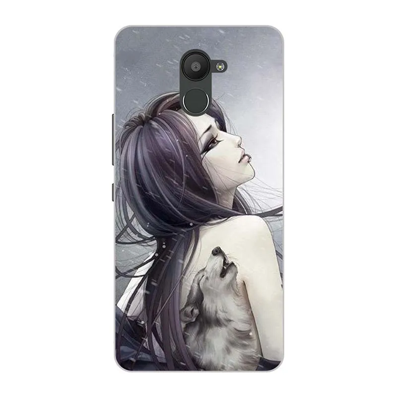 A084 Чехол для телефона Vodafone Smart V8 VDF710 5," картина для Vodafone V8 разноцветный для Vodafone V 8 Wolf Rose Phone Shell резиновый чехол - Цвет: A084
