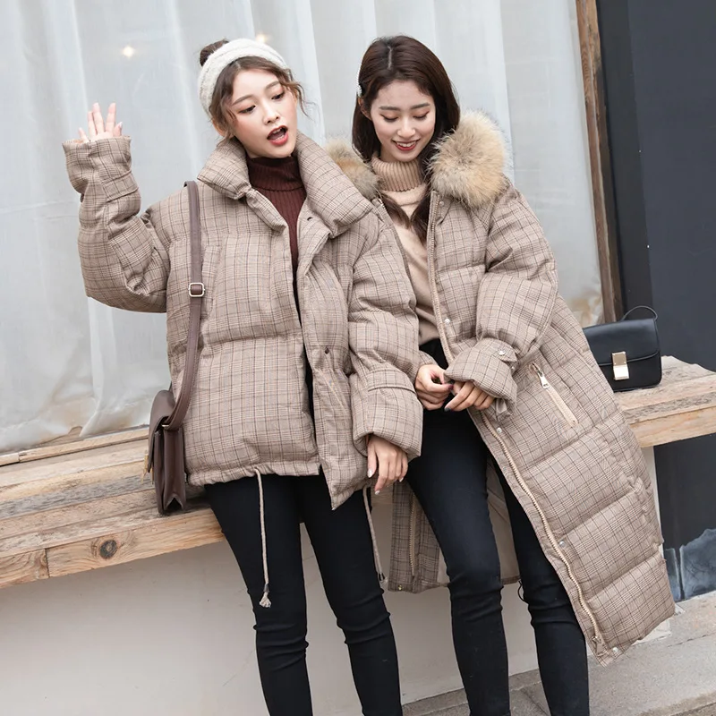 

Best Friend Sisters Outfit Cotton-padded Clothes Women's 2019 Winter New Style Europe And America Fashion Cotton Coat Students L