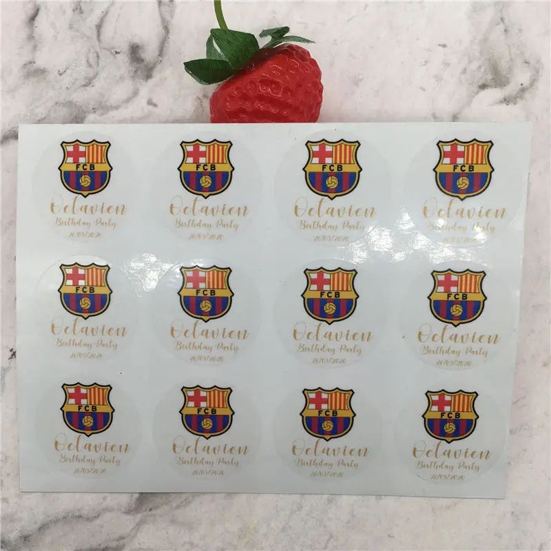 25cm/100pcs/주문을 받아서 만들어진 결혼식 스티커, 호의 상표, 당신의 로고, 그림, 원본, 개인화 된, 주문 스티커를 추가하십시오