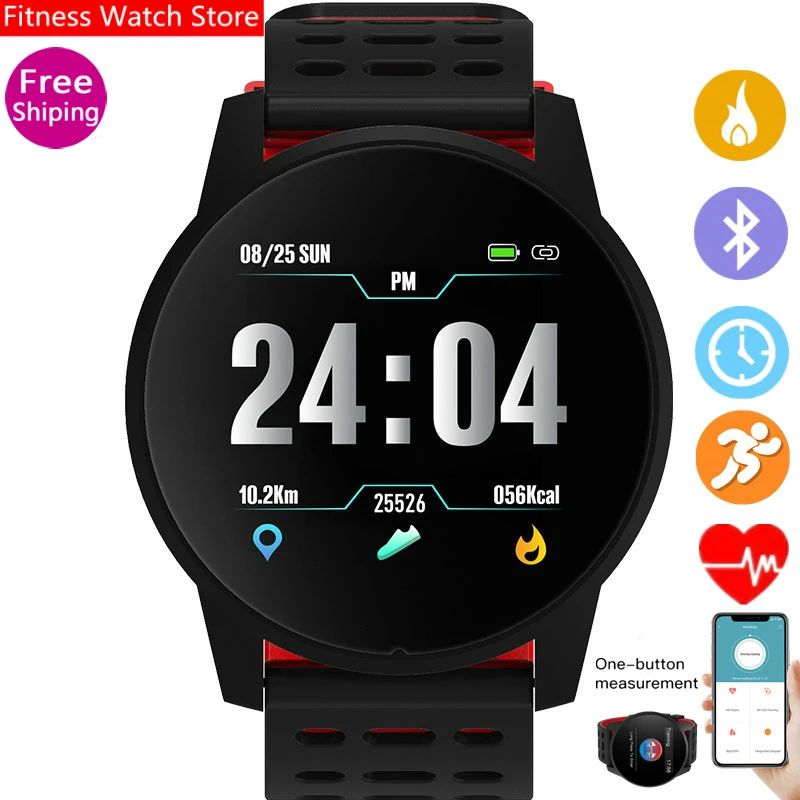 Baru KY108 Smart Watch IP67 Tahan Air Monitor Detak Jantung Tekanan Darah  Kebugaran Tracker Smartwatch GPS Sport Watch Android IOS - AliExpress  Elektronik konsumen
