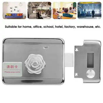 

cerradura puerta Electric Door Lock Stainless Steel ID Card Access Control System with Remote Controller deurklink