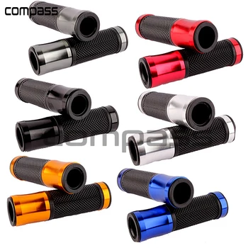 

Evomosa CNC Aluminum Rubber Gel Motorcycle Grips None-Slip Motor Hand 7/8" 22mm Handle Bar Handlebar Bikes Black 2Pcs