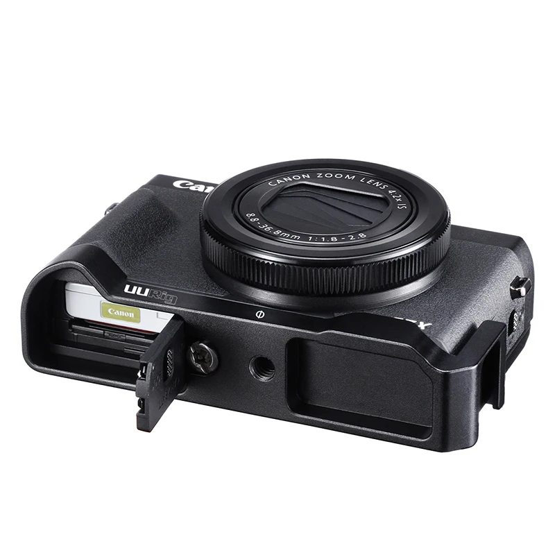 UURig C G7X Vlog L Plate для Canon Mark III металлическая подставка с холодным башмаком