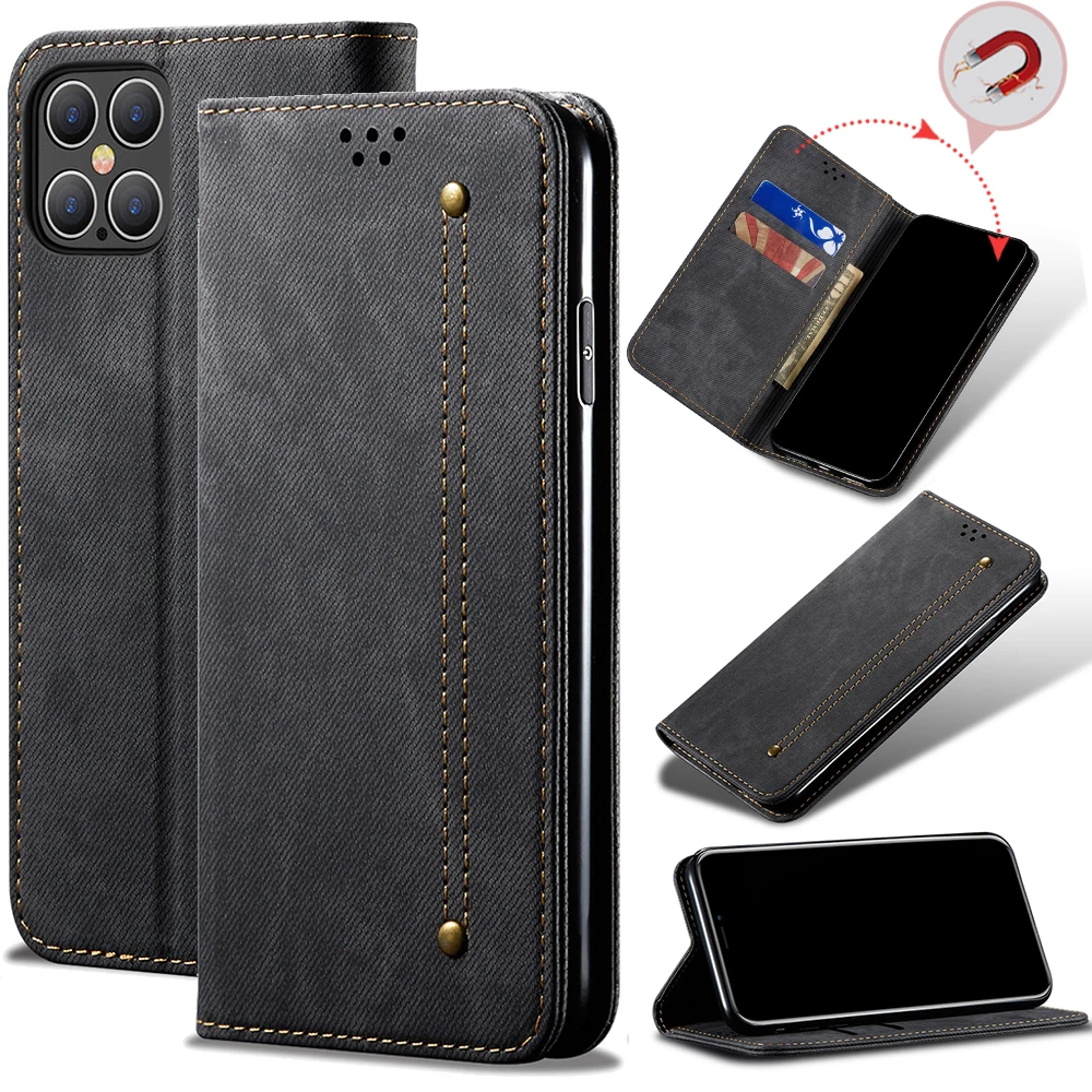 

Ультратонкий замшевый кожаный чехол-кошелек для iPhone 11 12 Pro Max Mini XR XS 8 7 6s 6 Plus SE 2020, Магнитный флип-чехол с отделением для карт