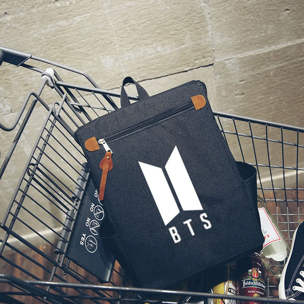 

Bulletproof Boys BTS Celebrity Style Schoolbag Backpack Casual Computer Bag New Simple Men And Women Bag