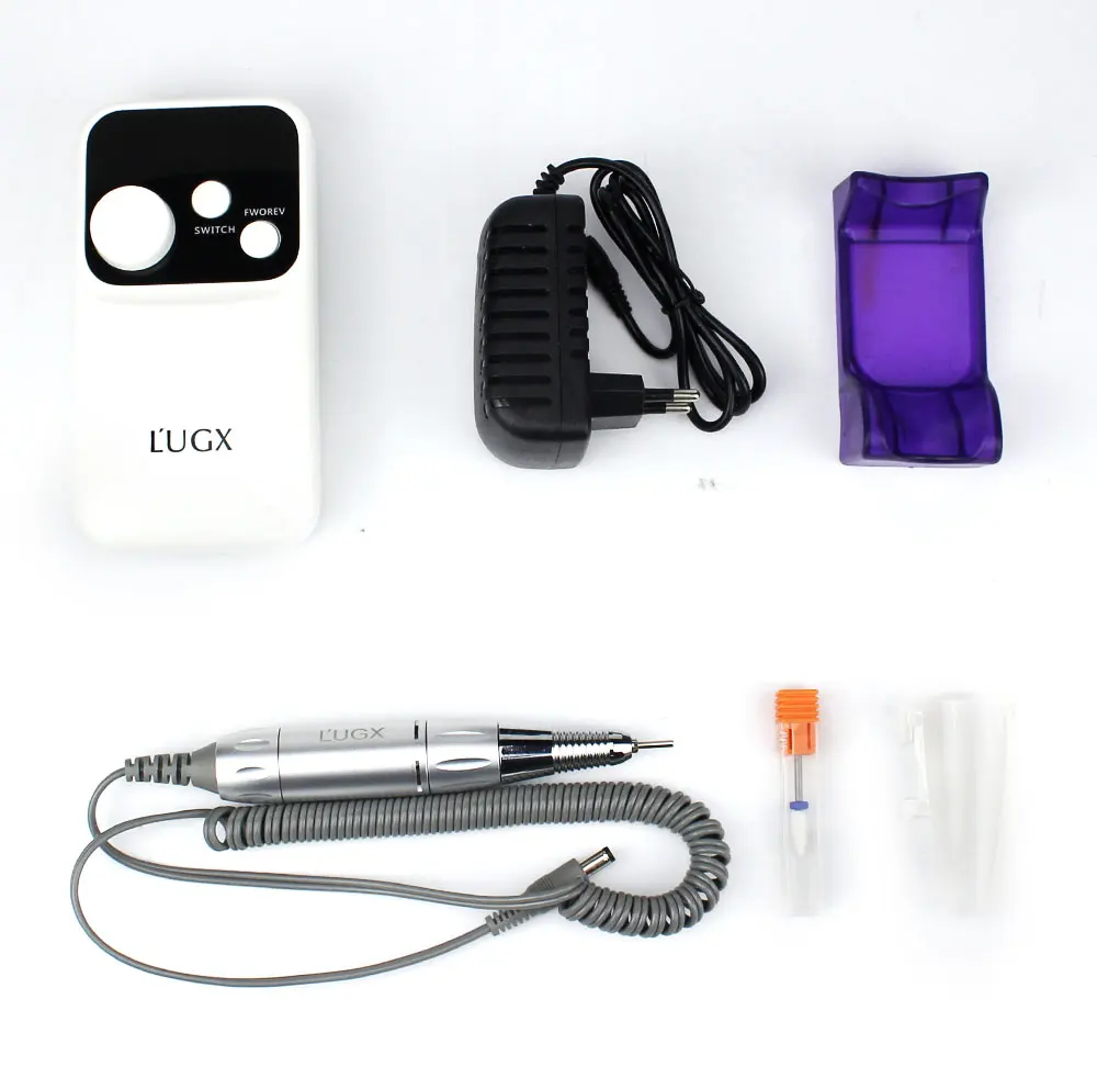 New arrival 35000 RPM 18W Electric Nail Drill Machine Portable design for nail pedicure manicure nail drill set 6