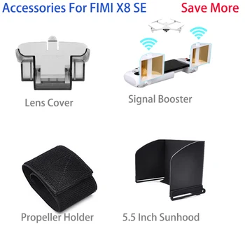 

Antenna Range Extender Signal Booster Propeller Holder Fix Landing Gear Remote Sunhood For FIMI X8 SE Drone Accessories