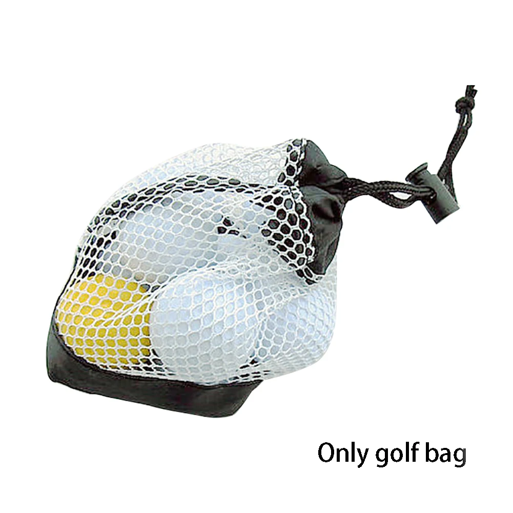 

Holder Dive Gear Accessory Sports Carrying Large Nylon Drawstring Golf Ball Bag Pouch Mesh Net Tennis Durable Storage