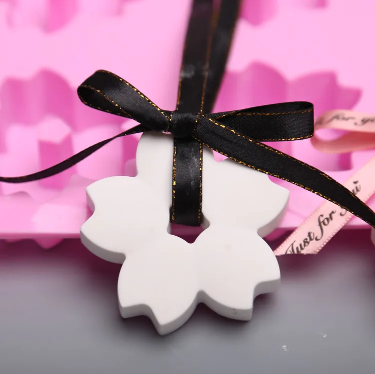 Handmade Soap Molds DIY Aromatherapy Wax Gypsum Aromatherapy Mould Cherry Blossom Mould Wax
