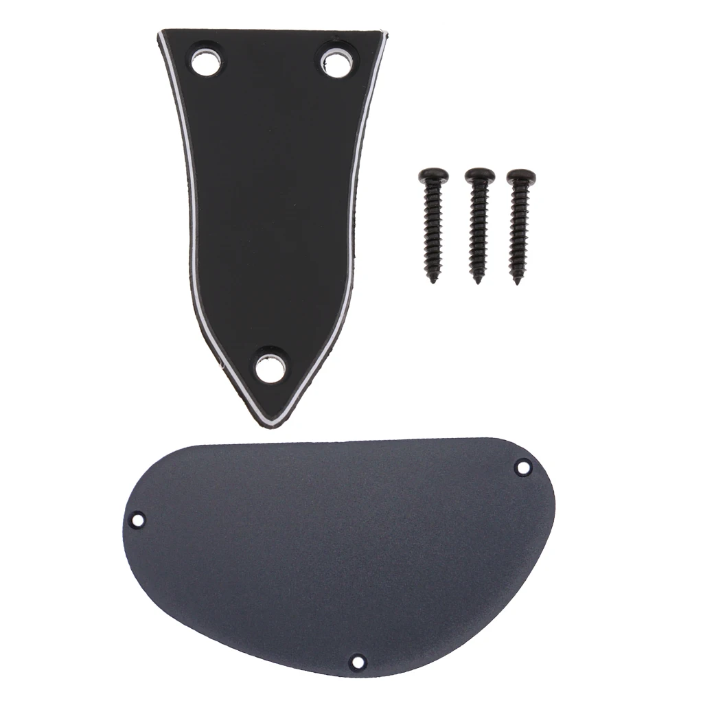 3-ply Truss Rod Cover Screws Set with Guitar Cavity Cover Guitar Parts