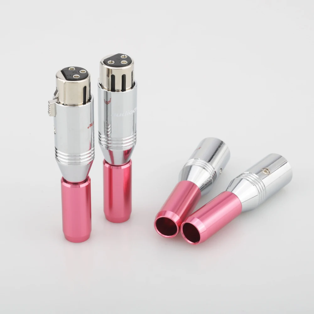 

8PCS High Quality Paliccs Gold Plated Balance Audio Plug XLR Male Female Connector HIFI