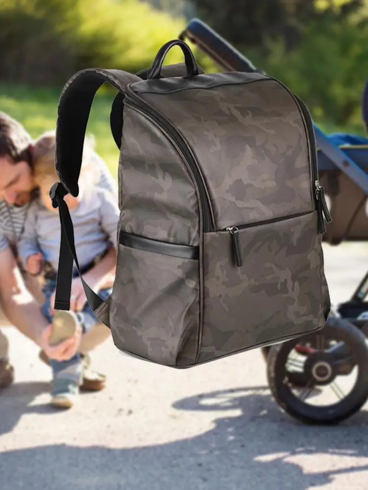 Камуфляж Mummybag Многофункциональный водонепроницаемый рюкзак большой емкости портативные сумки через плечо для новых родителей