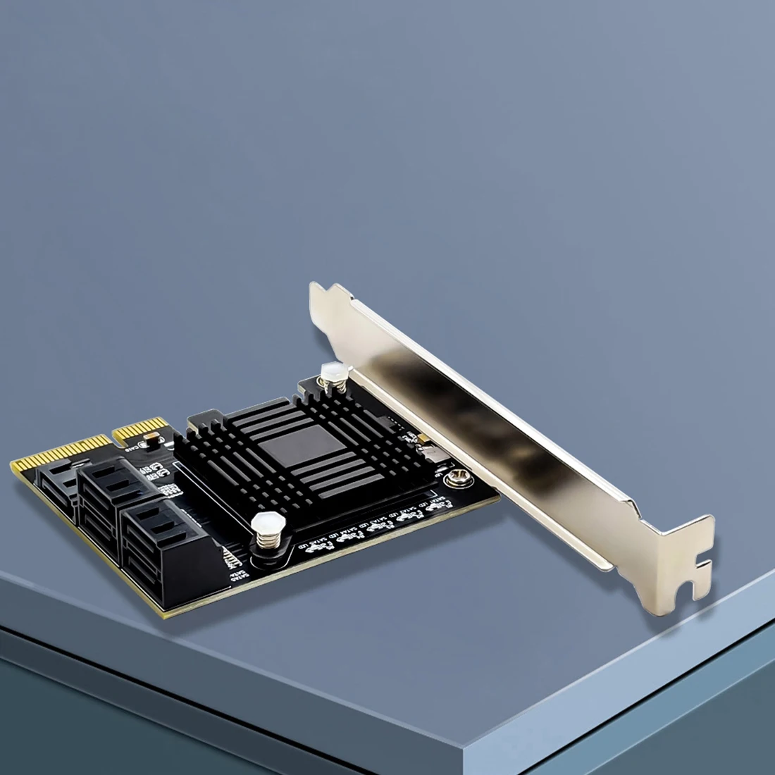 XT-XINTE плата контроллера расширения PCI Express 3,0x4 до 5 портов SATA III 6 Гбит/с Поддержка порта мультипликатор для HDD SSD