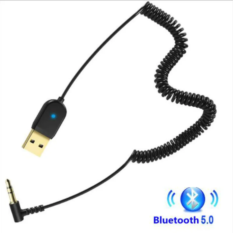 

Bluetooth Receiver 5.0 Car AUX 3.5mm Jack Wireless Audio Transmitter Stereo USB Bluetooth Adapter For Speaker Amplifier