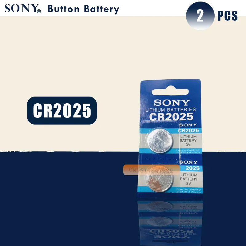 2 шт SONY оригинальный cr2025 батарейки таблеточного типа cr2025 3 V литиевая батарея Батарея для часы с калькулятором Вес масштаба