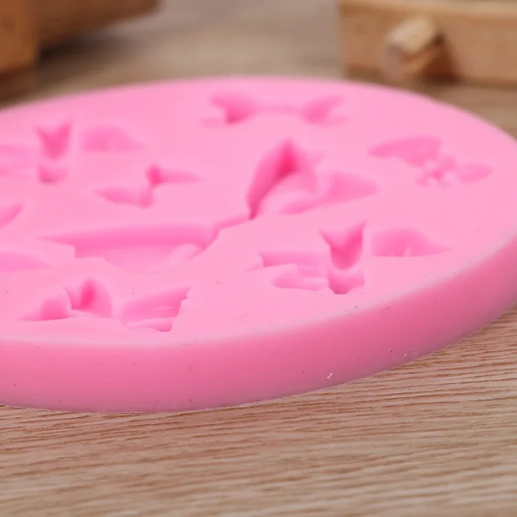 Мини-бант эпоксидная силиконовая форма для помады DIY шоколадное украшение торта ультра-легкая глина инструмент для выпечки