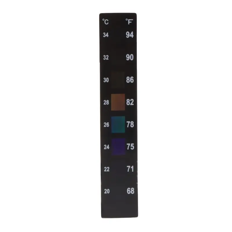 

Aquarium Thermometer Sticker Fish Tank Temperature Digital Scale Label Stick-on