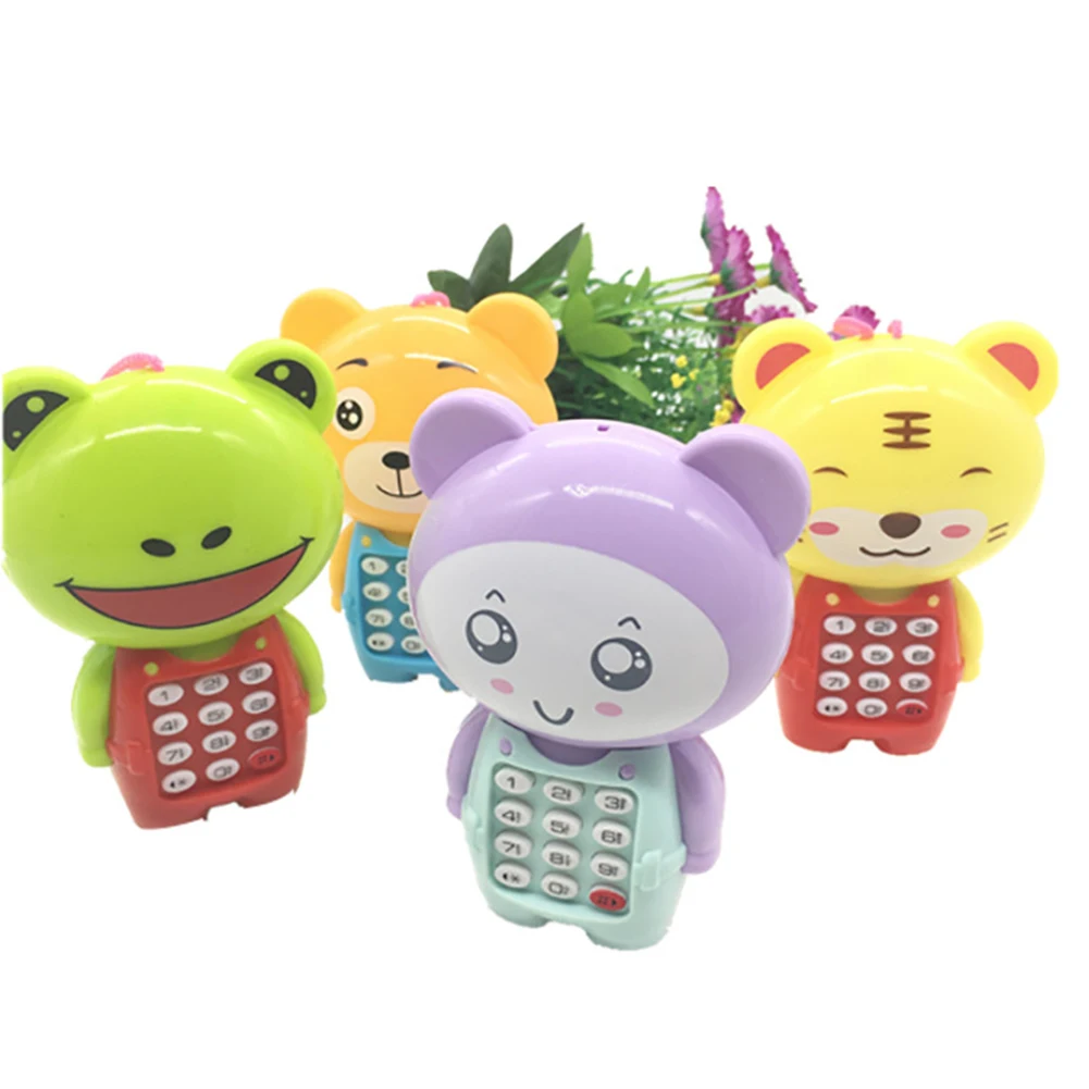 Детские игрушки электронный игрушечный телефон детские животные музыкальный мобильный телефон развивающие Обучающие Игрушки для