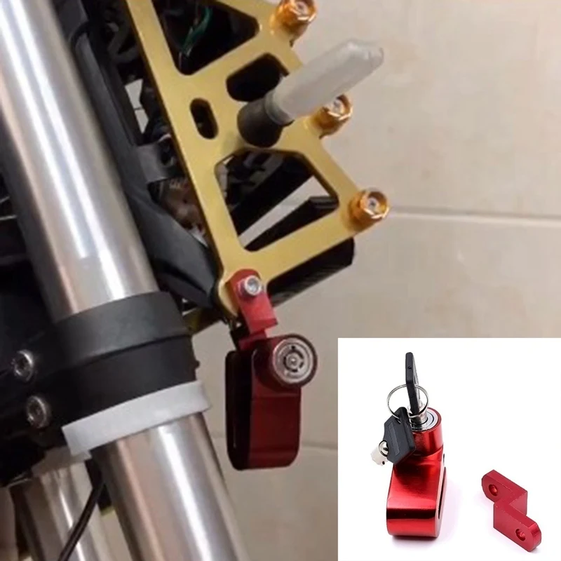 

1Pcs High Quality Motorcycle Disc Brake Lock Anti Theft Moped Scooter Disc Brake Lock Motorbike Anti-theft Lock