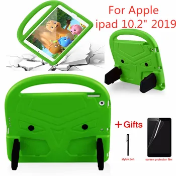 

Kids EVA Shockproof Case For iPad 10.2 inch iPad 7th Gen Tablet Cover Handle Stand Case For Apple iPad 10.2'' 2019 For Children