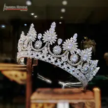 Свадебные короны Вечеринка Корона сверкающая