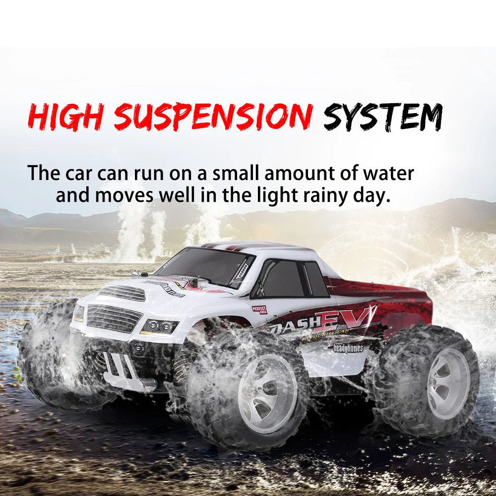 WLtoys A979-B 2,4G 1/18 RC автомобиль 4WD 70 км/ч высокоскоростной Электрический полный пропорциональный большой Педальная накладка RC Гусеничный RTR электрическая игрушка с компьютерным управлением