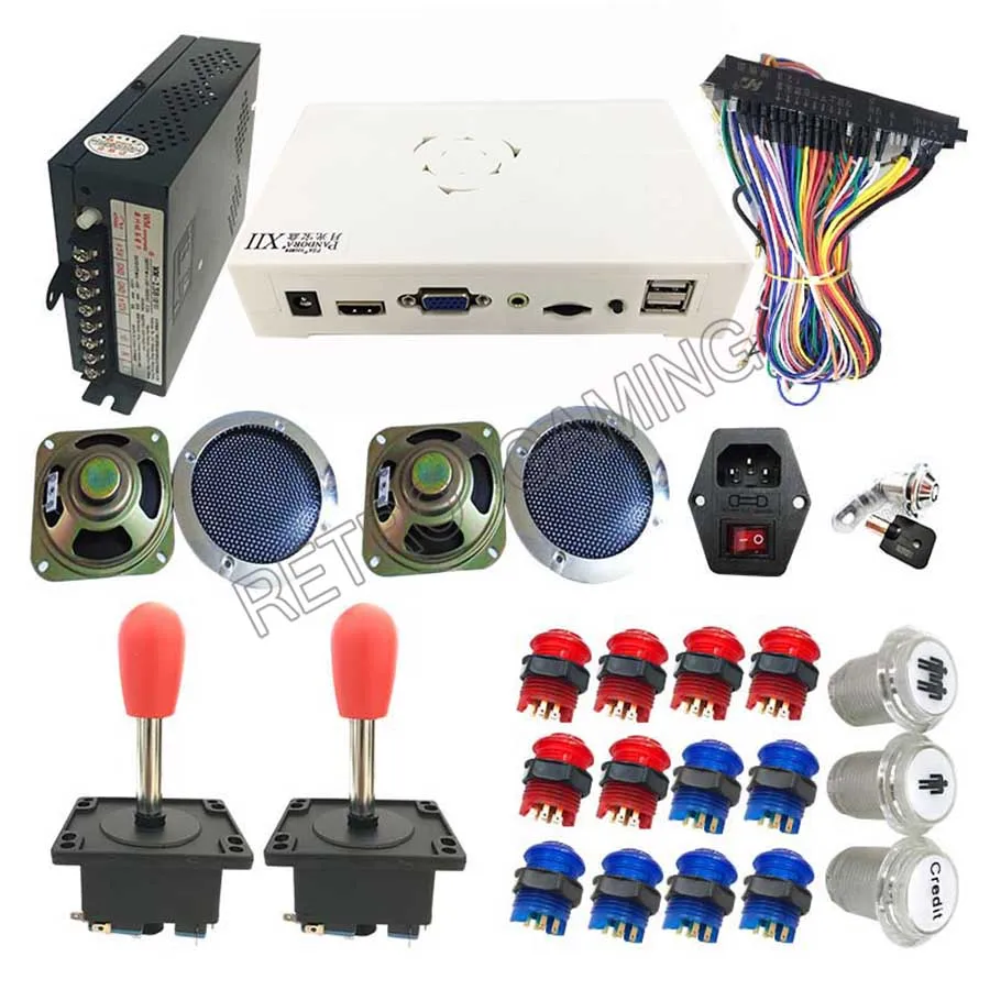 3D Pandora 3188 в 1 для игры JAMMA board Copy Sanwa Джойстик светодиодный кнопочный полный комплект для дома аркадная видеоигра машина DIY