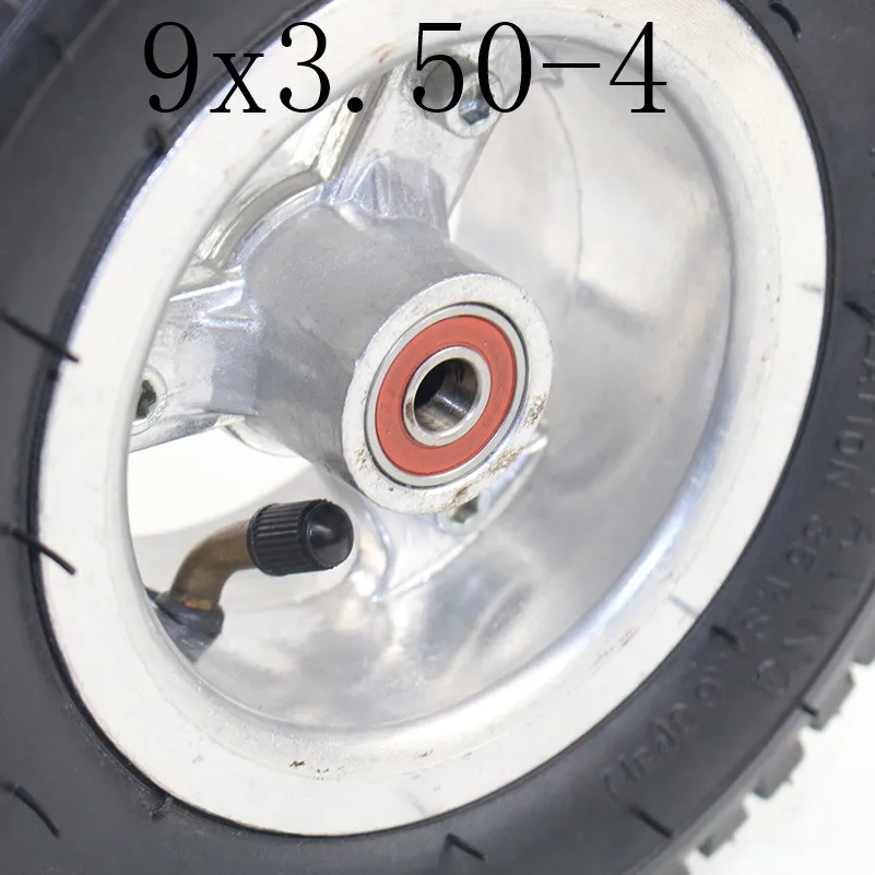 Супер горячая хорошая репутация 9X3. 50-4 пневматические шины с ободами для электрического скутера газовый скутер карманный велосипед Электрический трехколесный велосипед
